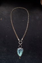 Load image into Gallery viewer, Amazonite &amp; Etruscan Chain Necklace
