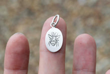 Load image into Gallery viewer, Engraved Bee Talisman Pendant
