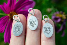 Load image into Gallery viewer, Engraved Bee Talisman Pendant
