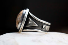 Load image into Gallery viewer, Opal Talisman Ring| Hand Engraved
