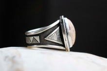 Load image into Gallery viewer, Opal Talisman Ring| Hand Engraved
