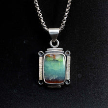 Load image into Gallery viewer, Water Talisman | Agate| Sterling Silver
