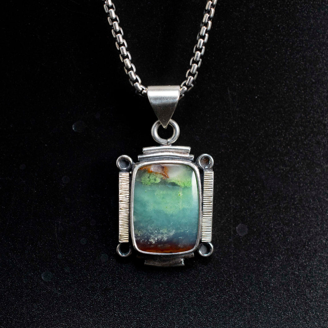 Water Talisman | Agate| Sterling Silver