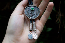 Load image into Gallery viewer, Desert Collection| Bolo Tie| .925 Silver| Turquoise
