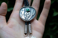 Load image into Gallery viewer, Desert Collection| Bolo Tie| .925 Silver| Turquoise
