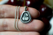 Load image into Gallery viewer, Cherry Pendant| .925 Sterling Silver
