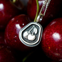 Load image into Gallery viewer, Cherry Pendant| .925 Sterling Silver
