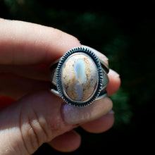 Load image into Gallery viewer, Opal Talisman Ring| Hand Engraved
