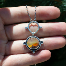 Load image into Gallery viewer, Nebula Opal Talisman Necklace| Sterling Silver
