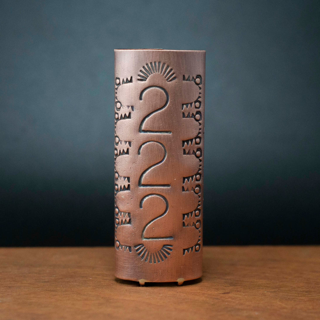 222 Lighter Case| Angel Number Lighter Case| Copper BIC Lighter Cases