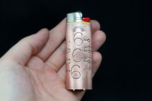 Load image into Gallery viewer, 666 Lighter Case| Angel Number Lighter Case| Copper BIC Lighter Case
