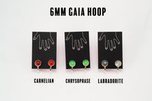 Load image into Gallery viewer, Gaia Studs| .925 Silver| Various Gems
