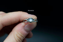 Load image into Gallery viewer, Protector Rings| .925 Silver| Various Gems
